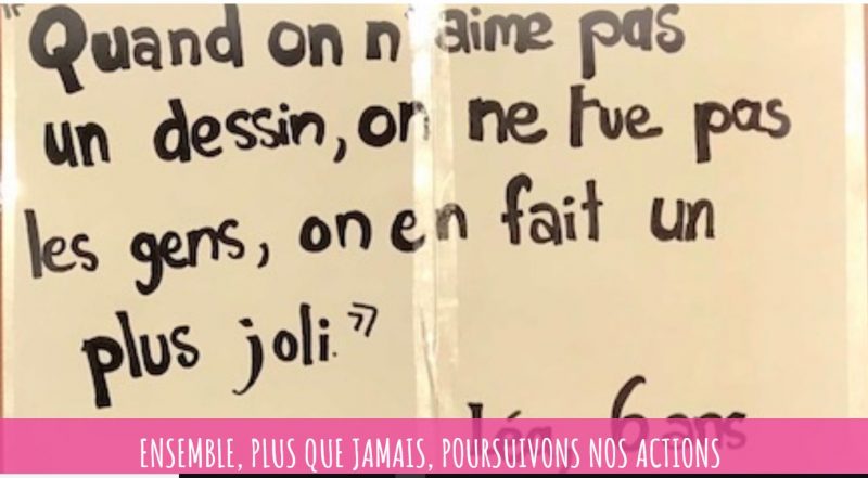 Ensemble plus que jamais, poursuivons nos ateliers philo-méditation